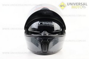 Шолом інтеграл, закритий (сертифікація DOT)+відкидні окуляри BLD-М66 S (55-56см), "КАРБОН" глянець. BLD (Шоломи / UM3602-V07)