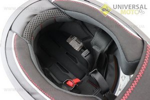 Шолом інтеграл, закритий (сертифікація DOT)+відкидні окуляри BLD-М66 S (55-56см), ЧОРНИЙ глянець. BLD (Шоломи / UM3602-V08)