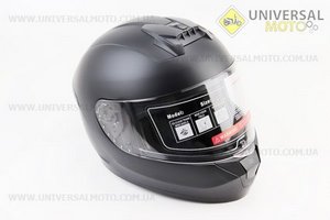 Шолом інтеграл, закритий BLD-M63 S (55-56см), ЧОРНИЙ матовий. BLD (Шоломи / UM3602-V59)