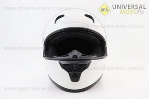 Шолом інтеграл, закритий (сертифікація DOT)+відкидні окуляри BLD-M67 М (57-58см), БІЛИЙ глянець. BLD (Шоломи / UM3602-V80)