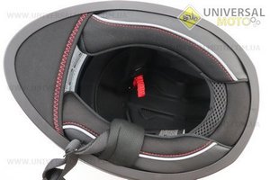 Шолом інтеграл, закритий (сертифікація DOT)+відкидні окуляри BLD-M67 М (57-58см), "КАРБОН" глянець. BLD (Шоломи / UM3602-V81)