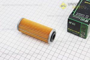 Фільтр-елемент масляний HF652 (33*87мм) KTM EXC400/450/530; EXC-F 250-350; SX-F 250/350/450, HUSQVARNA FC 250/350/450; FE 250/350/450/501. HIFLO (Запчастини на імпортні мотоцикли / UM3620-V05)