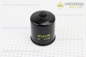 Фільтр масляний HF303RC (65*83мм) Honda CB400/CB500/CB600/CB750/CB1000, Kawasaki EX300/ZX400/ZX600/EX650. HIFLO (Запчастини на імпортні мотоцикли / UM3620-V13)