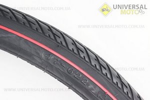 Шина 28"х1,75 (47-622) дорожня з червоною смугою S-209. DELI (Велопокришки / UM4020-V02)