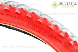 Шина 26"x2,10 шипованная с камерой MTB C1040 "цветная"