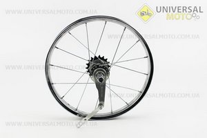 Колесо 16 "заднє, втулка" Україна-черв'як "14Gx16H в зборі (ціна = якість). Китай (Велоколеса / UM4033-V29)
