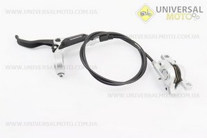 Гальмо дискове гідравлічне переднє, сіро-чорне BR-M447 + BL-M445 (ліва ручка). SHIMANO (Запчастини SHIMANO / UM4040-V79)