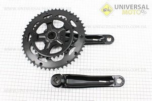 Шатуни "квадрат" 170мм, 50.34T ROAD, алюмінієві, чорні Tourney FC-A070. SHIMANO (Запчастини SHIMANO / UM4042-V58)