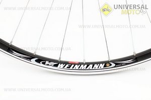 Колесо 28" переднее MTB "капля" обод и втулка алюминиевые 14Gх36Н в сборе, крепл. гайка "ZAC 2000"