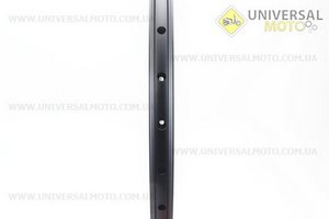 Обод 26" (559 Х 19) МТВ двойной "капля" алюминиевый 14Gх36Н, под V-brake тормоз, черный "PANTHER"