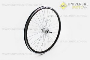 Колесо 26" заднее MTB "капля" обод и втулка алюминиевые 14Gx36H в сборе, пром-подшипники 6200 2RS, под вольнобег, крепл. гайка "SCORPION". Китай (Велозапчасти / UM4065-V86)