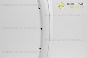 Обод 28" (622 Х 12) FIX "капля" двойной алюминиевый 14Gх36Н, белый DP18. WEINMANN (Велозапчасти / UM4069-V04)