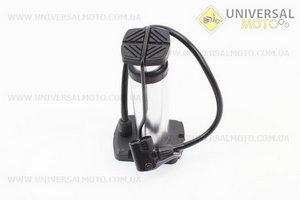 Насос ножний "підлоговий" алюмінієвий, під штуцера Schrader&Presta, H-PU07. Китай (Різне / UM4071-V26)