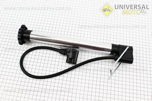 Насос ручний "підлоговий" алюмінієвий, під штуцера Schrader&Presta, (ромашка). Китай (Різне / UM4071-V94)