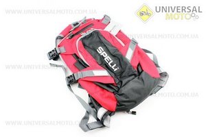 Рюкзак влагозащитный 20 литр., с отсеком для шлема, чехлом от дождя, вентилируемые накладки на спину, светоотражающие полосы, красный COMFORT SBP-059. SPELLI (Велоэкипировка / UM4080-V08)