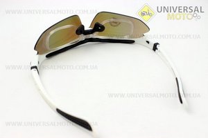 Очки белые + линзы сменные 5 к-кт + набор для ухода, в чехле жестком