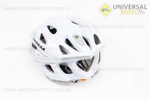 Шлем велосипедный L (59-65 см) съемный козырек, 18 вент. отверстия, системы регулировки по размеру Divider и Run System SRS, бело-серый SBH-5900. SPELLI (Велоэкипировка / UM4080-V39)