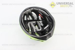 Шолом велосипедний M (54-57 см) знімний козирок, 18 вент. отворів, системи регулювання за розміром Divider та Run System SRS, салатово-синій AVHM-02. AVANTI (Велоекіпировка / UM4081-V25)