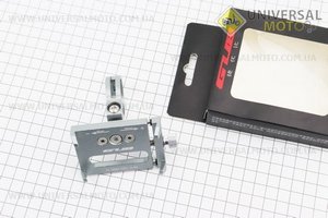 Тримач телефону на кермо алюмінієвий, ширина 50-100мм регульована, сірий G-85. GUB (Різне / UM4095-V99)