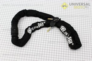 Замок протиугінний ланцюговий 1000х6мм під ключ, чорний 605. JINJIAN (Різне / UM4096-V14)