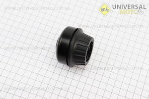 Механічний дзвінок вільного обертання, чорний. Китай (Запчастини на електроскутера / UM4097-V19)