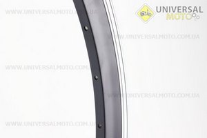 Обід 26 "(559 Х 17) МТВ подвійний алюмінієвий 14Gх36Н, під V-brake гальма, чорний "CZL". Китай (Велоколеса / UM4114-V28)