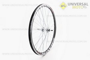 Колесо 24 "заднє МТВ" крапля "обід алюмінієвий, втулка 14Gх36Н в зборі, під вільнобіг, кріплення гайка "GRAVITY". Китай (Велоколеса / UM4116-V52)