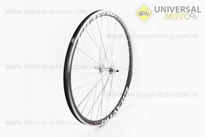 Колесо 26" переднє MTB "крапля" обід алюмінієвий, втулка 14Gx36H в зборі, кріплення гайка "GRAVITY". Китай (Велоколеса / UM4117-V15)