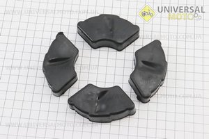 Гумка демпферна комплект. Китай (Запчастини на скутер Viper Sport 50 / UM5010-V91)