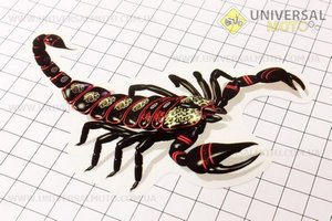 Наклейка ЗВЕРЬ средняя - "Скорпион"