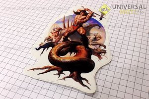 Наклейка ЗВЕРЬ большая - "Конан-Варвар"