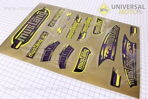 Наклейки на планшете "MUSTANG"