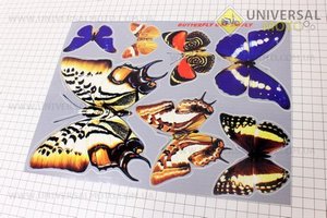 Наклейки на планшете "бабочки"