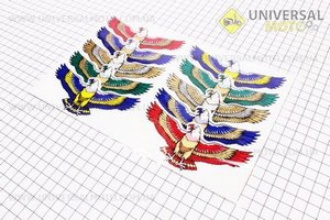 Наклейки на планшете "ОРЕЛ", 10шт малых