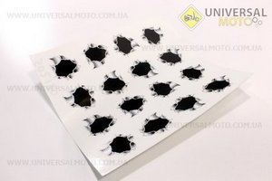 Наклейки на планшете 146*158мм "дырки от пуль", 16шт