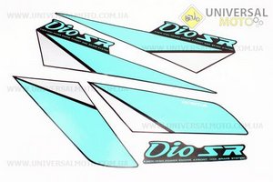 Наклейки на планшеті "DIO" зелені набір 5шт 14х40, 1165В. Китай (Поліграфія / UM5022-V29)