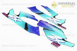 Наклейки на планшете "DIO ZX" набор 3шт 14х40, 2471