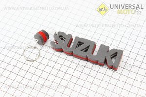 Брелок "SUZUKI", красный. Украина (Полиграфия / UM5023-V12)