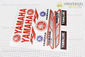 Наклейки на планшеті "YAMAHA" 11шт 34 х 24,5. Китай (Поліграфія / UM5024-V29)