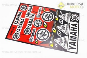 Наклейки на планшеті "YAMAHA" 25 шт 43 х 28, 5987В. Китай (Поліграфія / UM5024-V36)