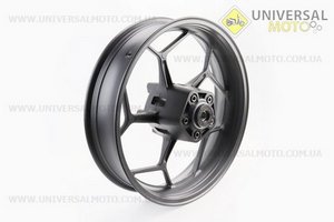 Viper - V200-F2/V250-F2 Диск колісний задній литий 17Х4 "під сайлентблоки" чорний (вісь 15мм). Китай (Запчастини на мотоцикл / UM5052-V56)