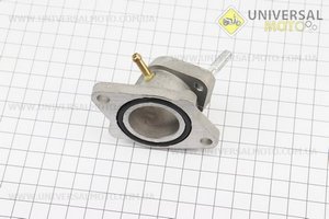 Kinlon JL150-70C Патрубок карбюратора (метал) "високий". Китай (Запчастини на мотоцикл Loncin / UM5070-V49)