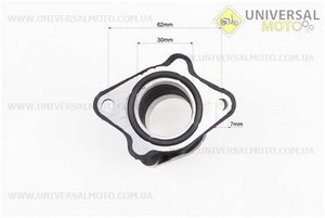 Loncin- JL200 - 68A Патрубок карбюратора. Китай (Запчастини на мотоцикл Loncin / UM5070-V67)