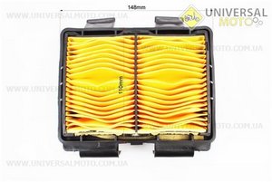 Loncin- LX200GY-3 Фільтр-елемент повітряний (пластик). Китай (Запчастини на мотоцикл Loncin / UM5070-V93)