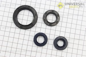 Loncin- LX200GY-3 Сальник двигуна комплект 4шт (34x50x7; 14x28x7; 20x34x7; 16x28x7). Китай (Запчастини на мотоцикл Loncin / UM5071-V40)