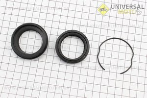 Loncin- LX250GS-2A Сальник передніх амортизаторів 35 * 47 * 10 + сальник-пильовик 35 * 47,3 * 14 + скоба, комплект. Китай (Запчастини на мотоцикл Loncin / UM5071-V51)