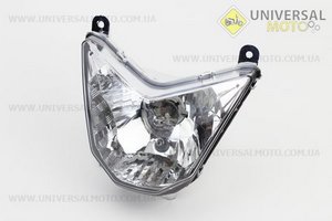 Loncin- JL200GY-2С Фара передня в зборі. Китай (Запчастини на мотоцикл Loncin / UM5071-V85)