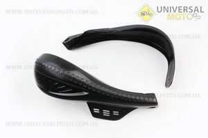 Loncin- LX200GY-7A пластик - захист для рук лівий , правий комплект 2шт, ЧОРНИЙ. Китай (Запчастини на мотоцикл Loncin / UM5072-V18)