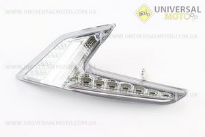 Loncin- LX250GS-2A пластик - поворот передній правий. Китай (Запчастини на мотоцикл Loncin / UM5072-V50)