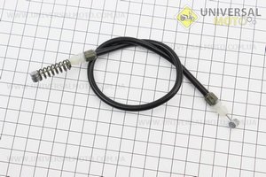 Loncin- LX250GS-2A Трос замка сидіння (трос 38,5см кожух 33см). Китай (Запчастини на мотоцикл Loncin / UM5072-V56)